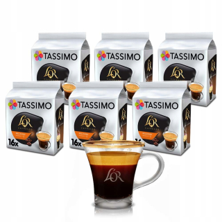 Kávové kapsule - Tassimo L'alebo Espresso Delizioso kapsuly, 96 kusov