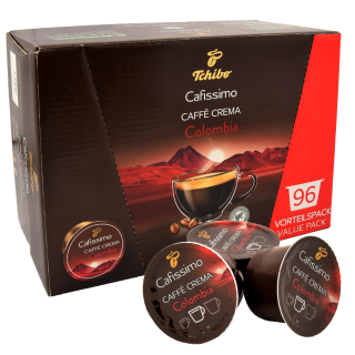 Kávové kapsule - Tchibo Cafissimo Caffe Crema Colombia 96 kapsúl