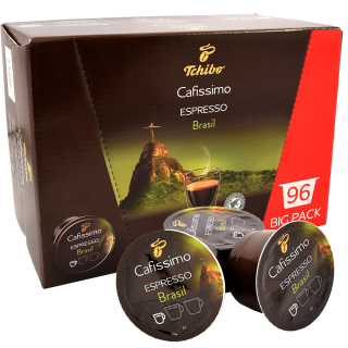 Kávové kapsule - Tchibo Cafissimo espresso brasil 96 ks