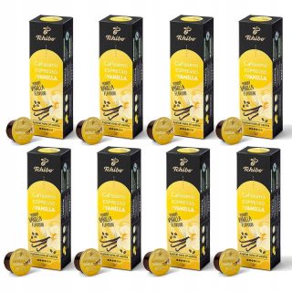 Kávové kapsule - Kapsuly Tchibo Cafissimo espresso vanilka 8x10ks