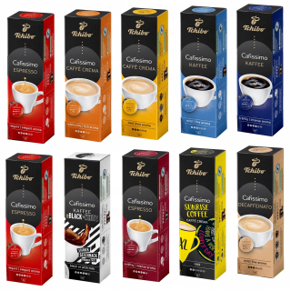Kávové kapsule - TCHIBO MIX CAFISSIMO kapsuly 100 ks.