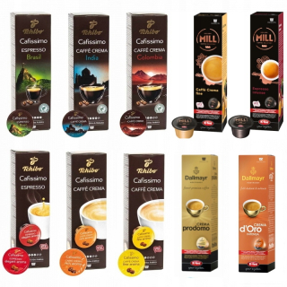 Kávové kapsule - Kapsule pre Cafissimo Super sada 10x10 ks