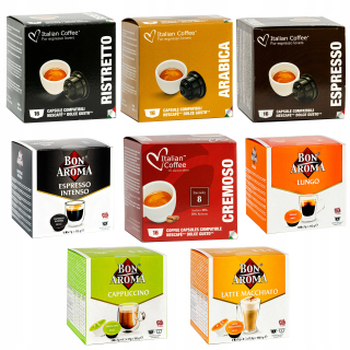 Kávové kapsule - Kapsuly pre Dolce Gusto Coffee X 8 Talianske špeciality