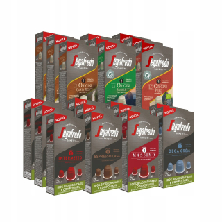 Kávové kapsule - Kapsuly pre Nespresso Segafredo Mix Flavors 200 ks
