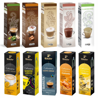 Kávové kapsule - Kapsuly pre Tchibo Cafissimo Caffitaly Set 100