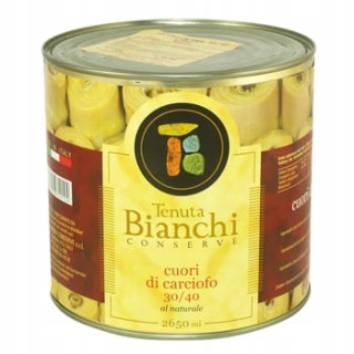 Srdce artičokov 2 650 ml Tenuta Bianchi