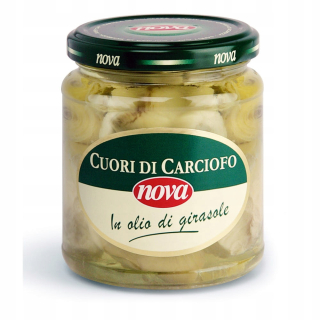 Srdce artichoky v oleji 580g Nova