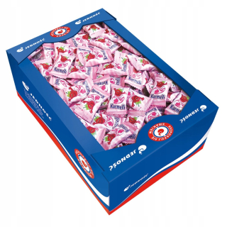 Karamel Karmelli jahodový krém. Jednota 2.5KG