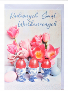 Veľkonočná dekorácia - Karta 13 x 18 cm