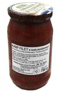 Filet z kapra v paradajkovej omáčke Mazurskie Przysmaki