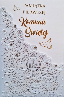 Prvé sväté prijímanie - Kytica púdrovo-fialovej georgíny a ľalie s doplnkami