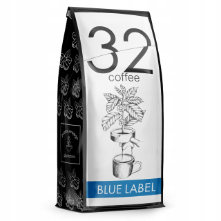Zrnková káva -  Káva 32 Káva Blue Label 1kg Čerstvo pečené