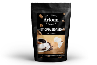 Zrnková káva -  Káva Arabica Etiópia Sidamo 1kg