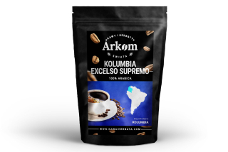 Zrnková káva -  Káva Arabica Kolumbia Excelso Supremo 1kg