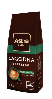 Cappuccino - Kapučíno - ASTRA Coffee Intense Espresso Chuť 100% Arabic1KG