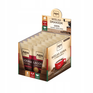 Káva mletá -  ASTRA Coffee jemné mleté vrecúška 10g x 20ks