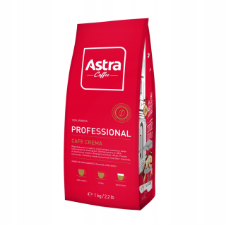 Zrnková káva - ASTRA Professional Crema Crema 1kg