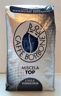 Zrnková káva - Borbone Coffee Top 1kg Neapol Specialt s hornou policou