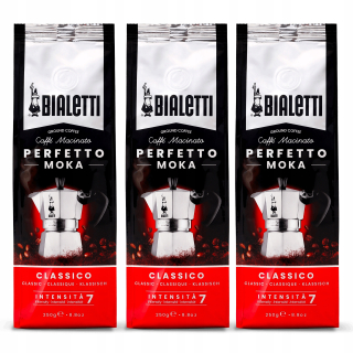 Káva mletá - Káva Bialetti Perfetto Moka Classico 3 x 250 g