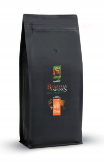 Zrnková káva -  Brazílska káva Santos 1 kg zŕn