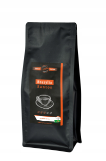 Zrnková káva -  Káva Brazil Santos čerstvo pražená 1kg
