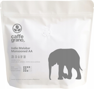 Zrnková káva -  Káva CAFFE GRANO India Malabar