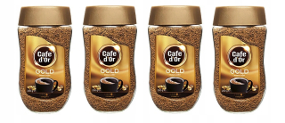 Instantná káva - Káva Cafe Dor Gold 200g Set 4 ks