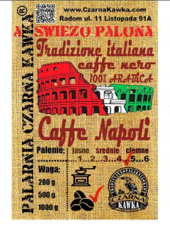 Zrnková káva -  Káva Caffe Napoli 1kg Obilie