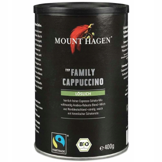 Instantná káva - Káva Cappuccino Family Fair Trade Bio 400g