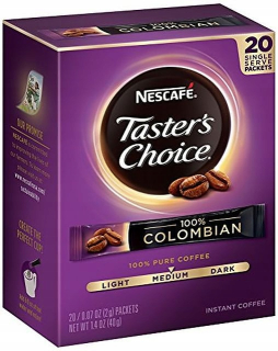 Instantná káva -  Choice Colombian Nescafe Tasters 40g káva z USA