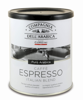 Káva mletá -  Corsini espresso talianska zmes 250g môže