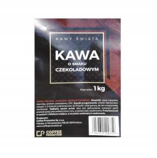 Zrnková káva -  Čokoládová zrnková káva 1kg