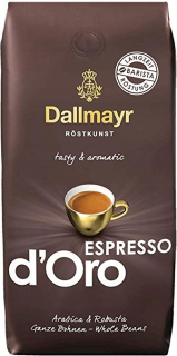 Zrnková káva - Dallmayr espresso d'oro jedinečná aróma z de