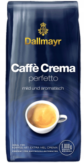 Zrnková káva - Káva Dallmayr Caffe Crema Perfetto 1kg Obilie