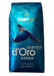 Zrnková káva -  Dallmayr d'Oro Karibik 1kg Granist