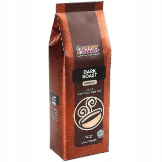 Káva mletá -  Dunkin Donuts Tmavá pražená mletá káva 453g