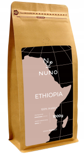 Zrnková káva -  Káva Etiópia Čerstvom 72h odpaľovania Arabic 1KG