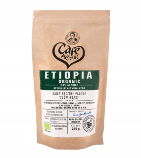Káva mletá - Etiópia Sidamo Organická káva, mletá 250g