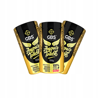 Káva mletá -  GBS ANGEL'S TOUCH Mletá káva 3PAK 3x150g.