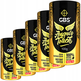 Instantná káva - Gbs Angelova dotyk rozpustného 5xmoc 5x100g