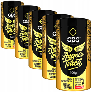Instantná káva - Káva GBS Angels Dotknite sa rozpúšťania 5xmoc 5pac Furuors
