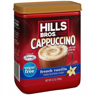 Cappuccino - Kapučíno - Káva Hills Bros Cappuccino French vanilka 340g