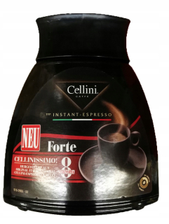 Instantná káva - Instant Cellini Espresso Forte z Nemecka