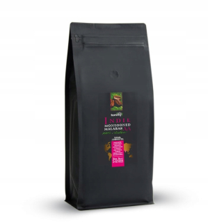 Káva mletá - Káva India Monsoned Malabar AA 1KG MIELONA