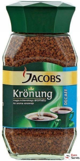 Instantná káva -  Káva Jacobs Kronung DecAFF Thals. Bez kofeínu 100g