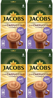 Cappuccino - Kapučíno - Káva Jacobs Milka Cappuccino 32 x 18G