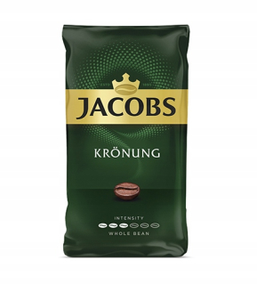 Zrnková káva -  Jacobs Krönung 1kg Káva, zrná, 3/6 Intenzita