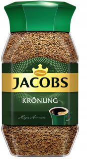 Instantná káva - Jacobs Kronung Coffee 200g Rozpustný nádoba