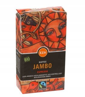 Káva mletá -  Káva Jambo, mletá 250g Bio / Fairtrade / Uganda