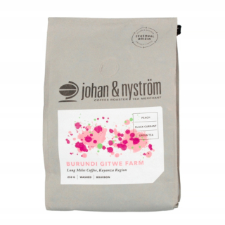 Zrnková káva - Káva Johan & Nyström Burundi Gitwe Farm 250g